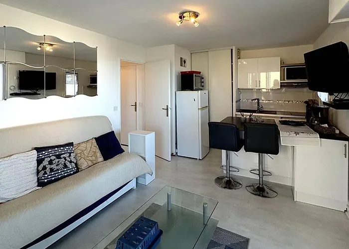T2, Vue Mer, Parking Prive, 4/6 Pers, - Fr-1-529-111 * Le Barcarès